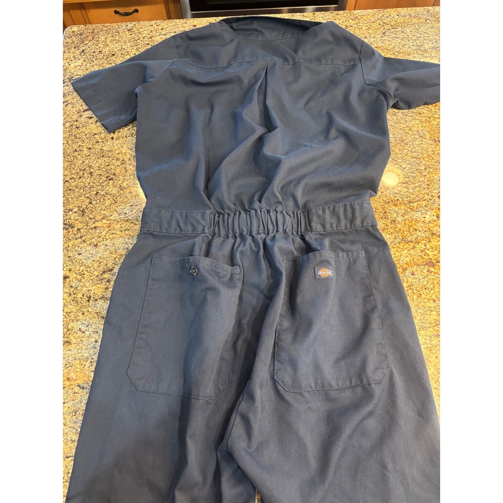 Dickies Navy Short Sleeve Women's‎ Coverall Jumpsuit His Favorite Homegirl Small - Picture 9 of 10